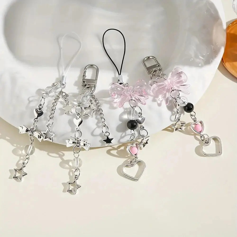 Bow & Star Phone Charm