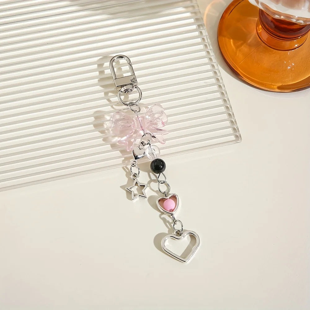 Bow & Star Phone Charm
