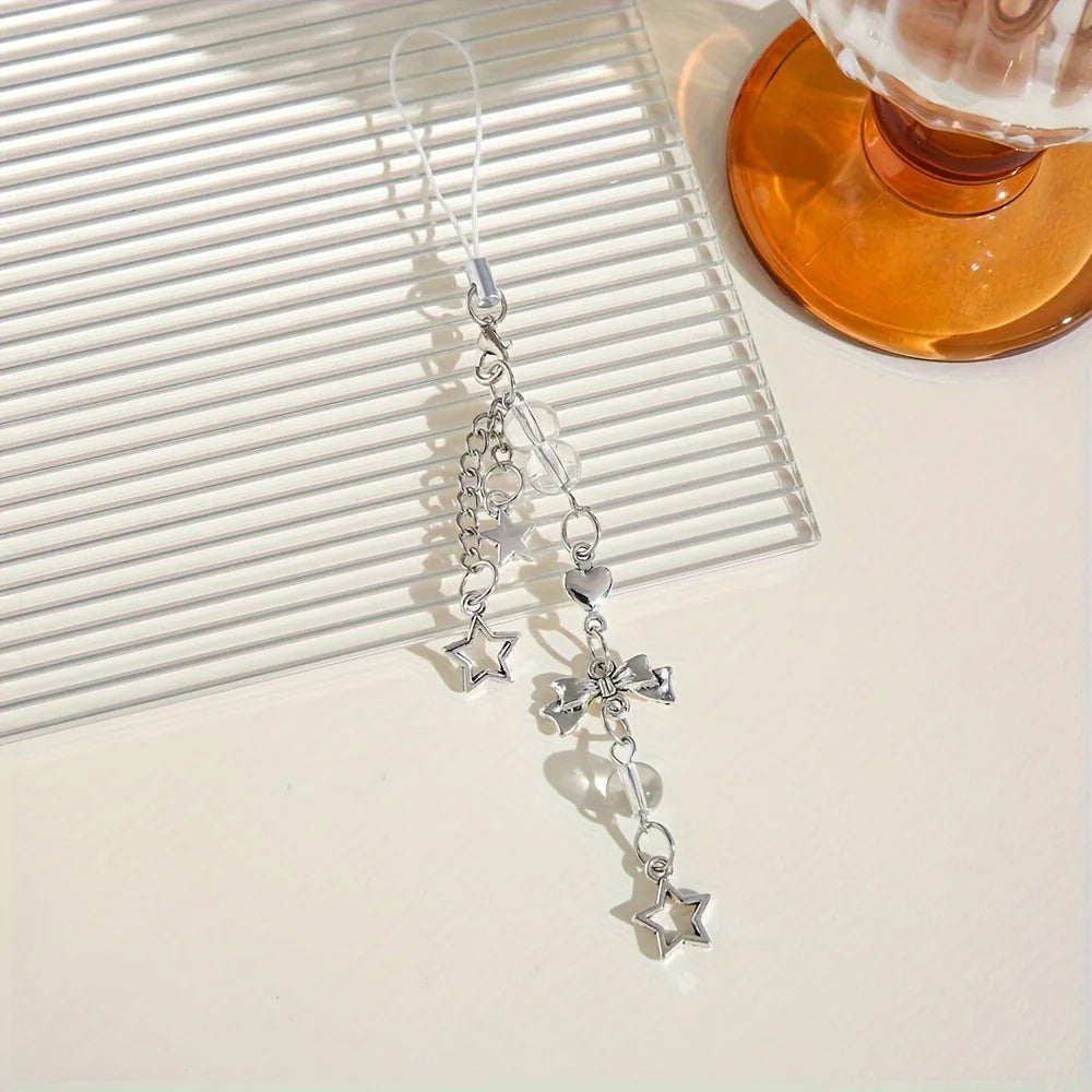 Bow & Star Phone Charm